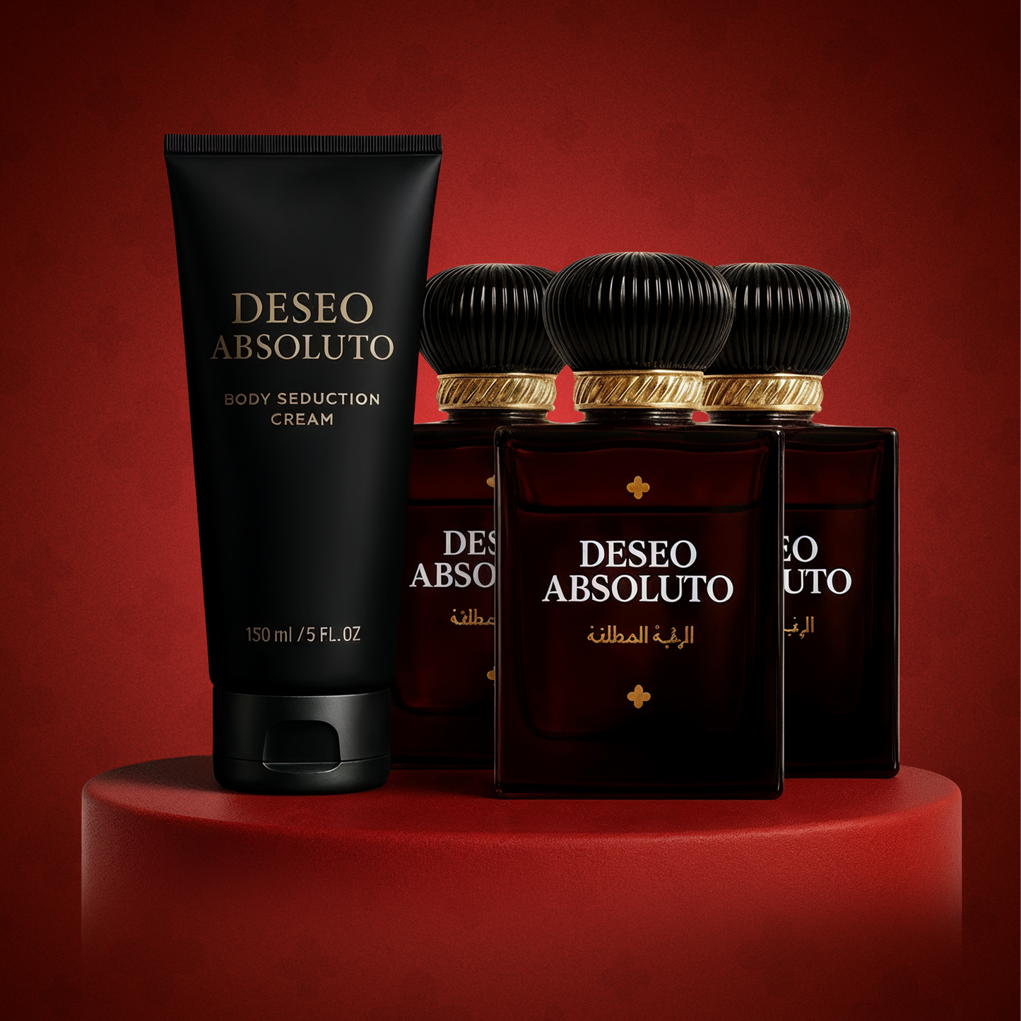 Pack 3x Deseo Absoluto + Pack 1 Crema Corporal